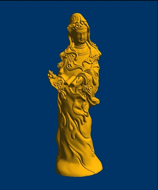 3D модель рельефного формате STL для ЧПУ богини Mercy_31 STL