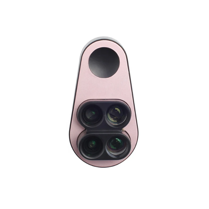 

4 in 1 Phone Lens 0.65X Wide Angle 10X Macro Telephoto 160 Degree Lens WIF66
