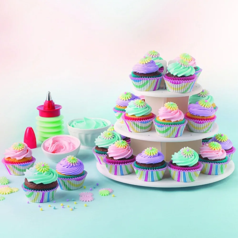 3-Tier Cake Stand Lollipop Cupcake Display Holder Round Pop Party Decor Candy Tools | Дом и сад