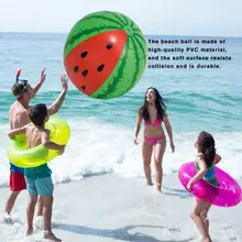 Летние игрушки пляж Фитнес мяч 103 см надувной в форме арбуза дети взрослые пляж мяч водные игры Водяные Шарики