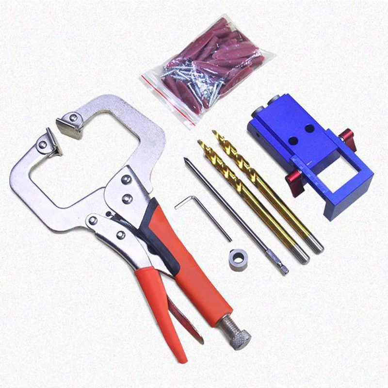 

1 Set Pocket Hole Jig Step Drill Bit Kit Woodworking Carpentry Tool For Kreg Joinery GHS99