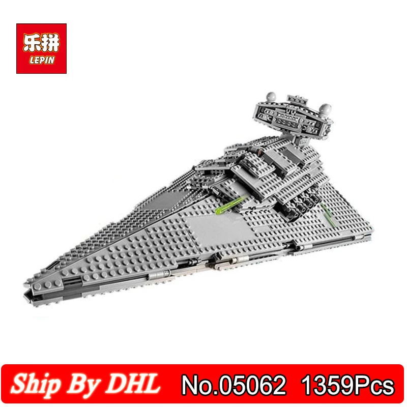 

1359Pcs Lepin 05062 Movie Series Emperor Starship Spacecraft Cosmic Fleet Blocks Sets Bricks Children Toy Compatible LegoINGs
