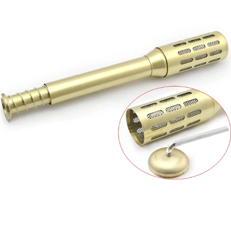 

Hot Big Brass Moxa Roll Burner Moxibustion Therapy Massage Stick Meridian Acupuncture Stimulation Body Massager Roller Stick