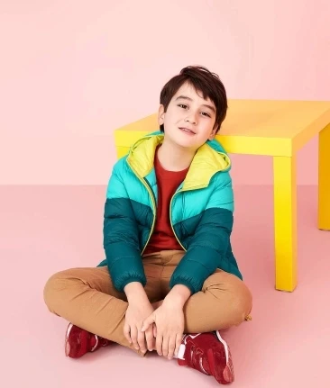  Xiaomi mijia ULEEMARK Children's Light Down Jacket 90% White Duck Down Night Reflective Winter Cott