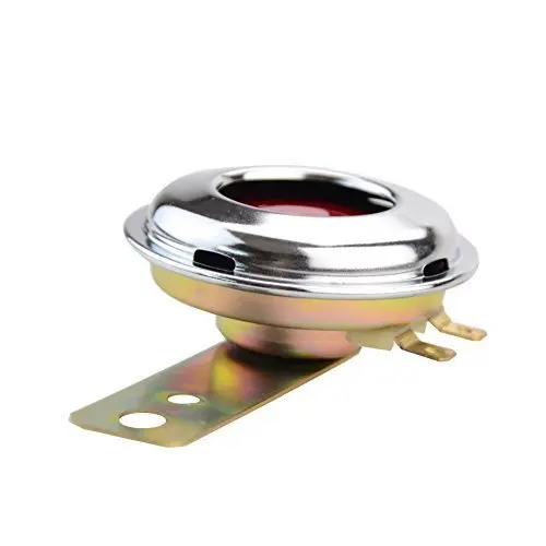 

GOOFIT 12v Brushed Chrome Universal Horn for Motorcycles ATV Scooter H052-011