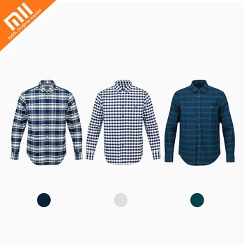 

xiaomi 90 points men's flannel shirt 100% cotton