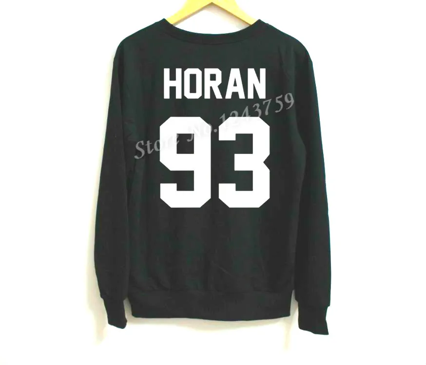 Новая женская толстовка Niall Horan 93 с буквенным принтом повседневный джемпер