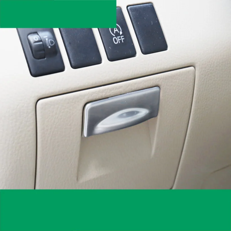 

lsrtw2017 abs car dashboard storage box hand chrome trim for toyota highlander 2013 2014 2015 2016 2017 2018 2019