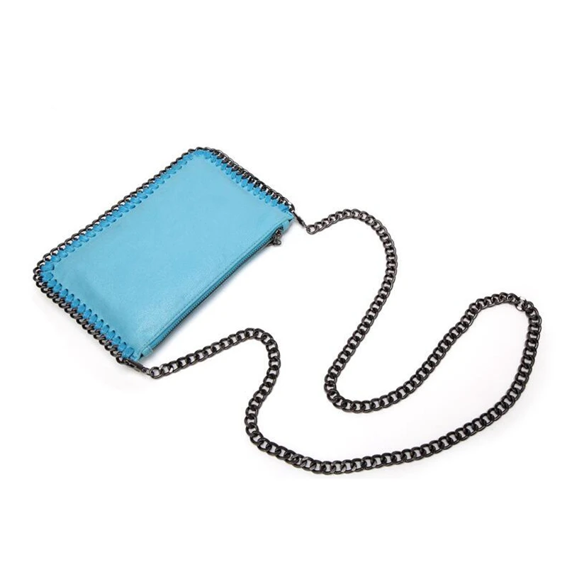 2019 Fashion Woven Chain Bag Shoulder Bag for Women Clutches PU Messenger Bag Small Clutch purse Bolsa Handbags wallet S1227