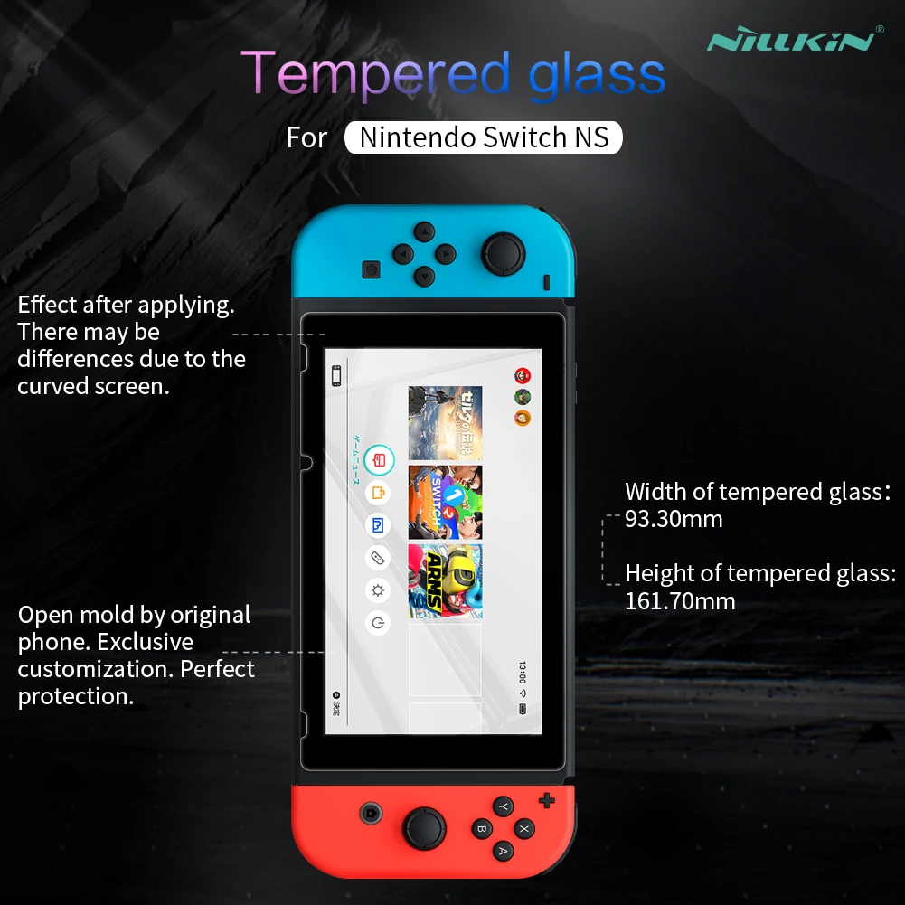 Nilkin для nintendo Switch NS Защитное стекло NILLKIN Amazing H+ Pro 2.5D HD прозрачное закаленное стекло для nintendo Switch NS
