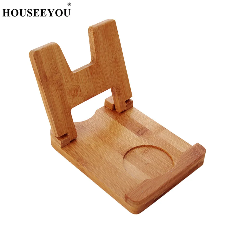 

HOUSEEYOU Kitchen Organizer Spoon Holder Rest Pot Lid Holder Storage Rack Pan Stand Shelf Foldable Bamboo Kitchen Accessories