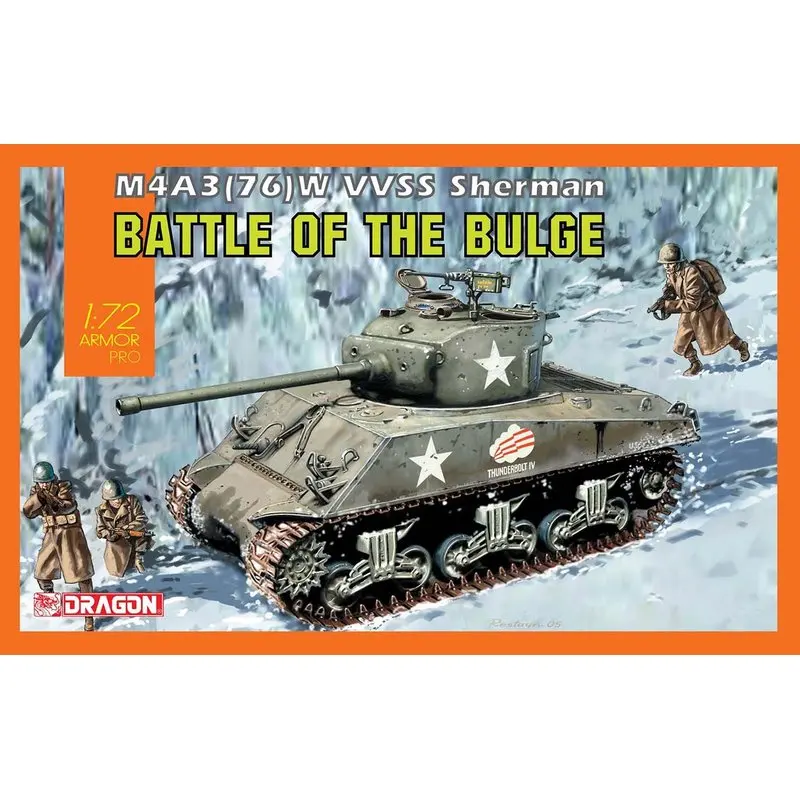 

DRAGON 7567 1/72 M4A3(76) W VVSS Sherman - Scale model Kit
