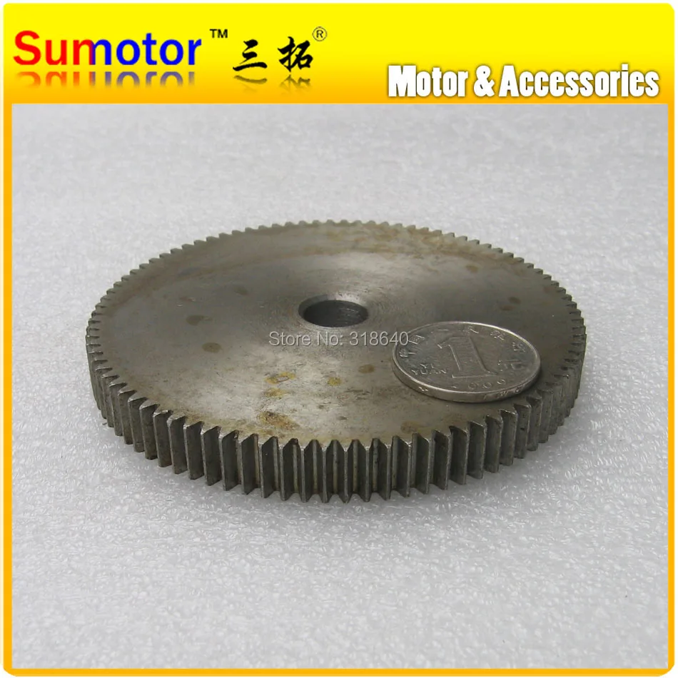 Spur Gear 1M 90T 90 Teeth Mod 1 Width 10mm Bore not large than 12.3mm Right teeth 45# steel CNC robot gear rack transmission |