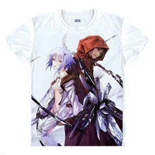 De las nuevas mujeres Únicas Animado Camiseta de la Impresión 3d Guilty Crown Shu Ouma Inori Superpotencia Costmes Cosplay mujeres Camiseta Fresca ropa