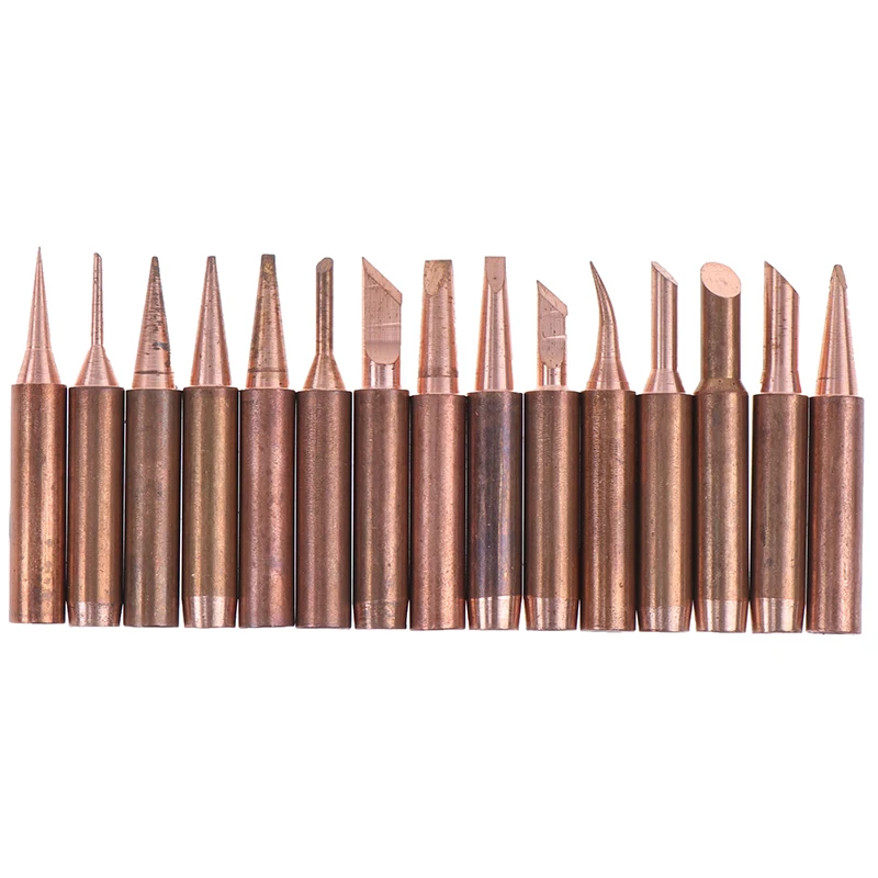 10pcs//lot 900M-T-K Diamagnetic copper soldering iron tip Lead-free Solder tip TD