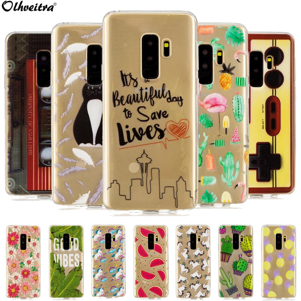 Phone Accessories For Samsung Galaxy S9 Plus Case Clear Soft Silicone TPU Protective Ultra Thin S8 |