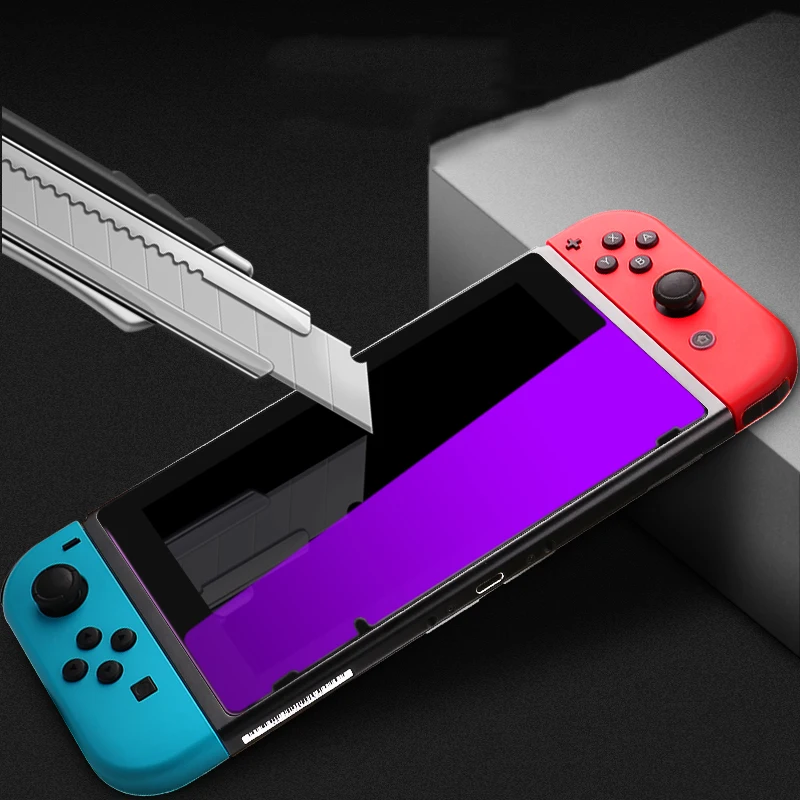 Suntaiho Screen Protector for Nintend Switch 9H Anti Blue Light Tempered Glass for Nintendo Switch Ultra Protective Glass Film Suntaiho Screen Protector for Nintend Switch 9H Anti Blue Light Tempered Glass for Nintendo Switch Ultra Protective Glass Film