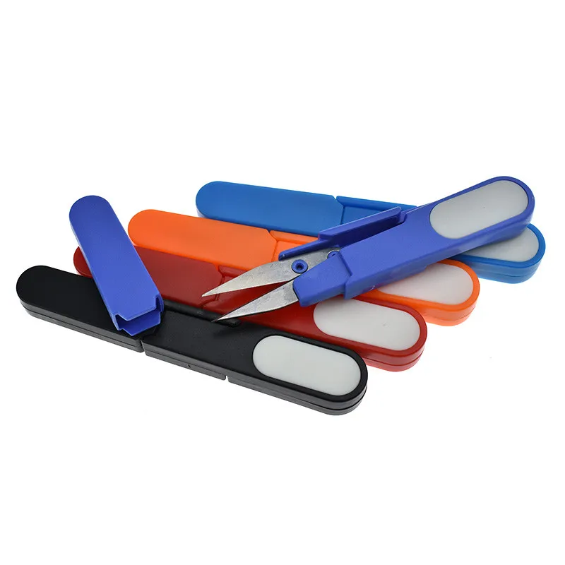 

1PC KOKNIT Cross Stitch Embroidery Gauze Scissors Clipper Snip Thread Cutter Tool V Shape Durable Sewing Scissors Craft Tool