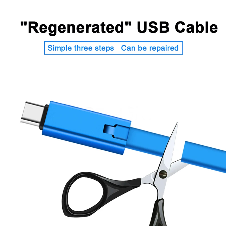 NOHON Regenerate Micro type C 8-контактный usb-кабель для быстрой зарядки iPhone 7 6 6 S Plus iOS 10 9 8 Android Xiaomi Mi5 Repairable кабель