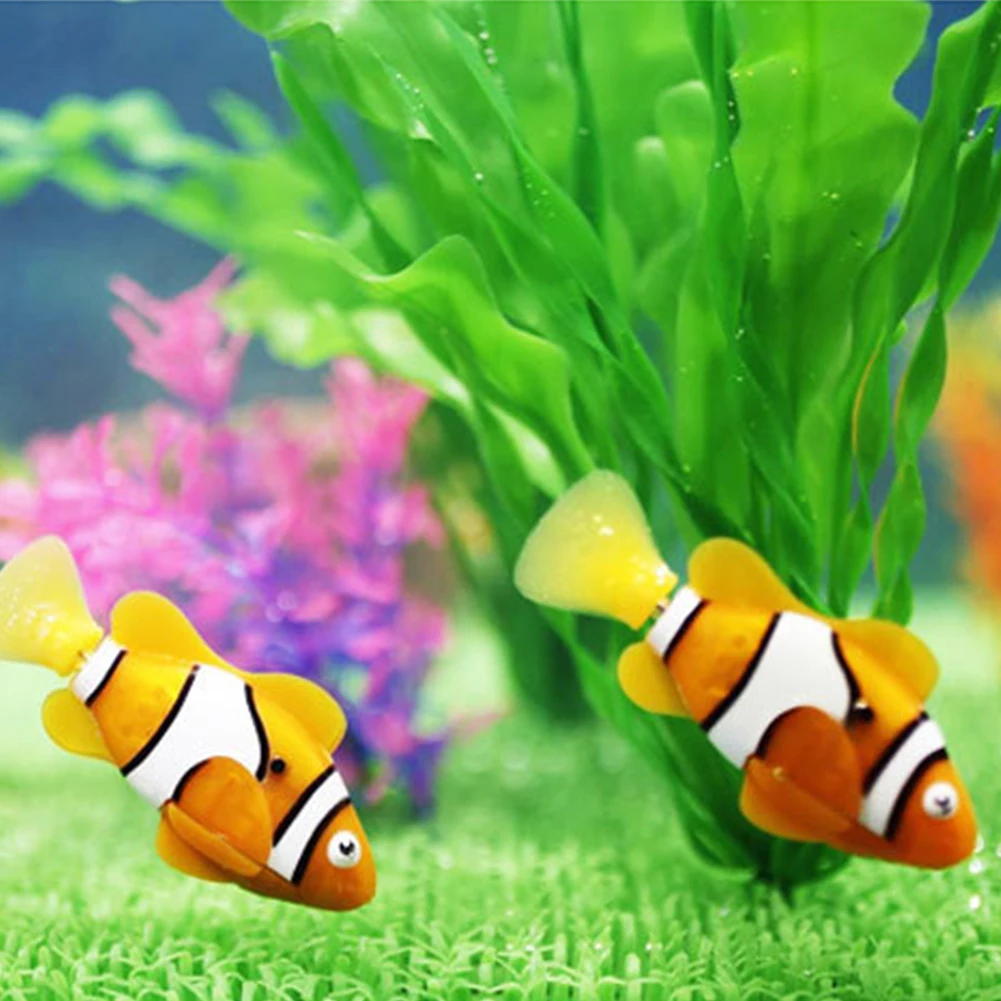 TINGHAO модные электрические плавающие рыбки, активированные на батарейках, Роботизированные Игрушки для домашних животных