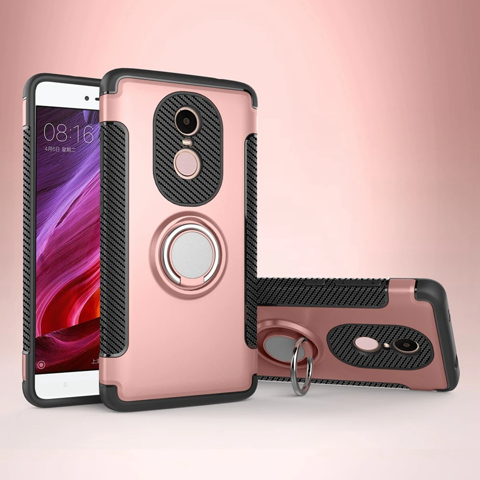 Fitted Case for Xiaomi Redmi Note 4X Magnetic Car Holder Case Finger Ring Stand Cover for Xiaomi Redmi 5 4X 4A Note 5 Pro Coque (14)