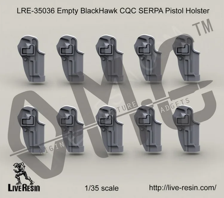 

[Scale Model Kit] Live Resin LRE-35036 1/35 Empty BlackHawk CQC SERPA Pistol Holster