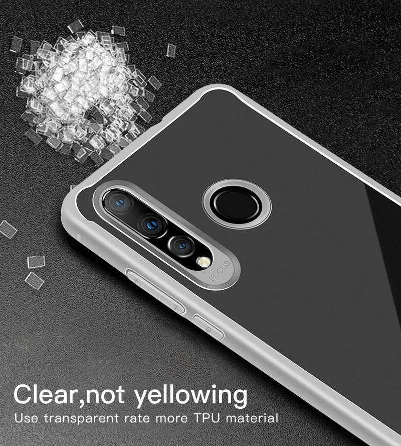 KHW2080_14_JONSNOW Soft Case for Huawei Nova 4 Transparent Anti-knock Protect Cases Soft Glue All-inclusive Back Cover