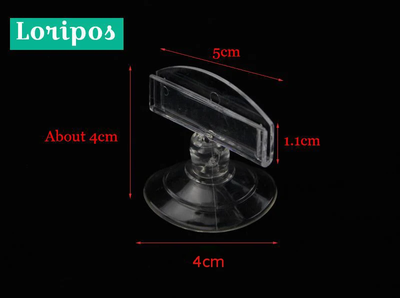

POP Suction Sucher Cup Stable Base Clear Sign Display Promotion Price Tag Clips Holders Strong Suck 20pcs Name Card Holder Rack