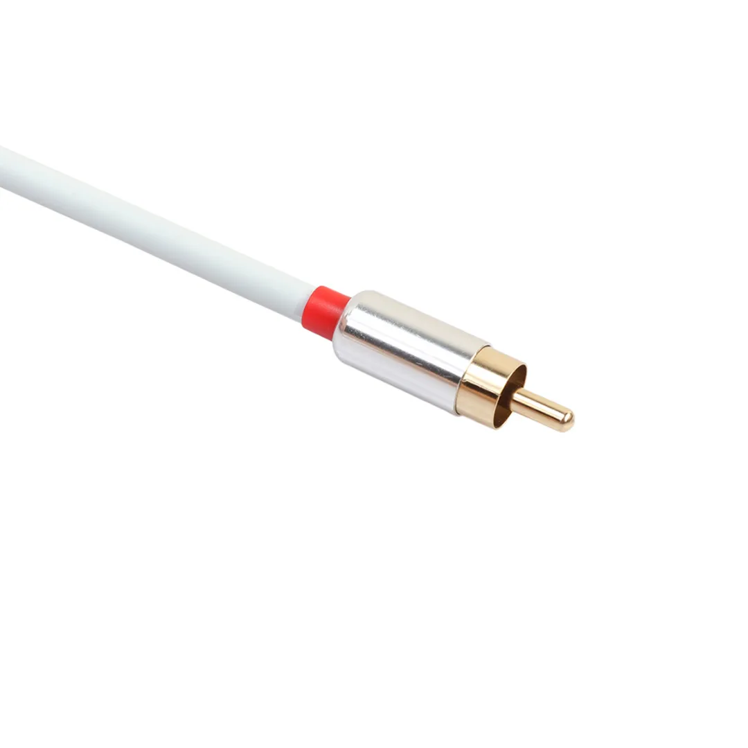 Mayitr 1pc 1M 3.5mm Jack Male to 2 RCA Male Audio Cable 2 Colors High Quality AUX Stereo Y Adapter Cable Cord for Speaker MP3