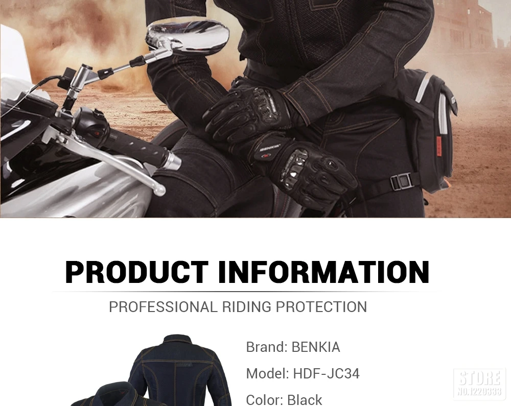 BENKIA мотоциклетная куртка мужская Байкерская джинсовая куртка для мотокросса джинсовые куртки Chaquetas верхняя одежда Jaqueta Moto защита JC34