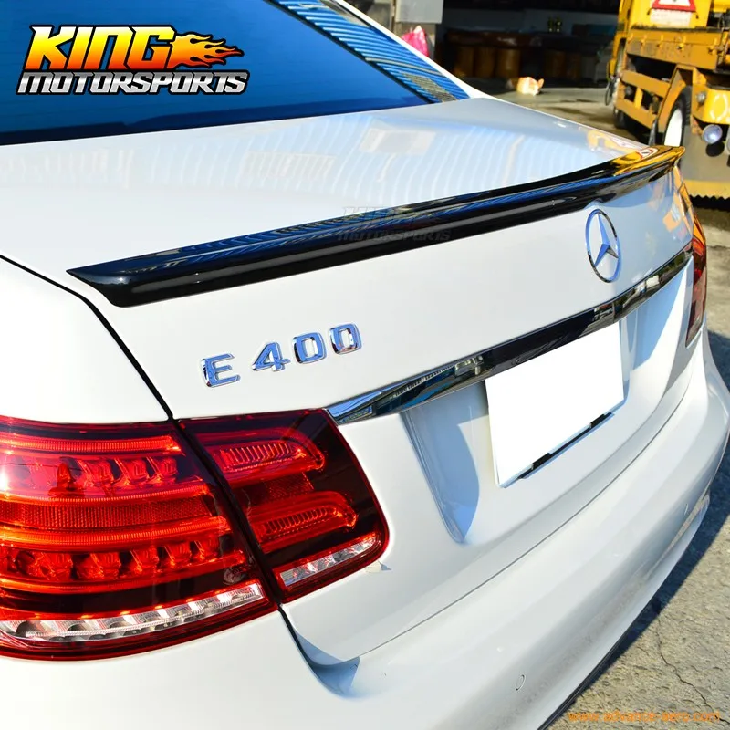 Подходит для 10-15 Benz E-Class W212 4Dr Седан Неокрашенный ABS AMG стиль задний багажник спойлер