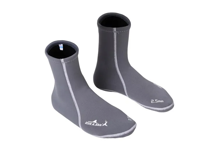 2,5 мм неопреновые носки длинные пляжные Нескользящие противоскользящие акваланг для подводного плавания носки для дайвинга сапоги ласты гидрокостюм пляжные туфли