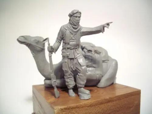 

1/35 Mehariste Figure with Camel 1942 soldier toy Resin Model Miniature Kit unassembly Unpainted