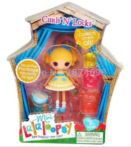 Новые игрушки Мини Lalaloopsy куклы Коллекция Фигурки Куклы для девочек Дети Рождественские подарки - Цвет: Красный