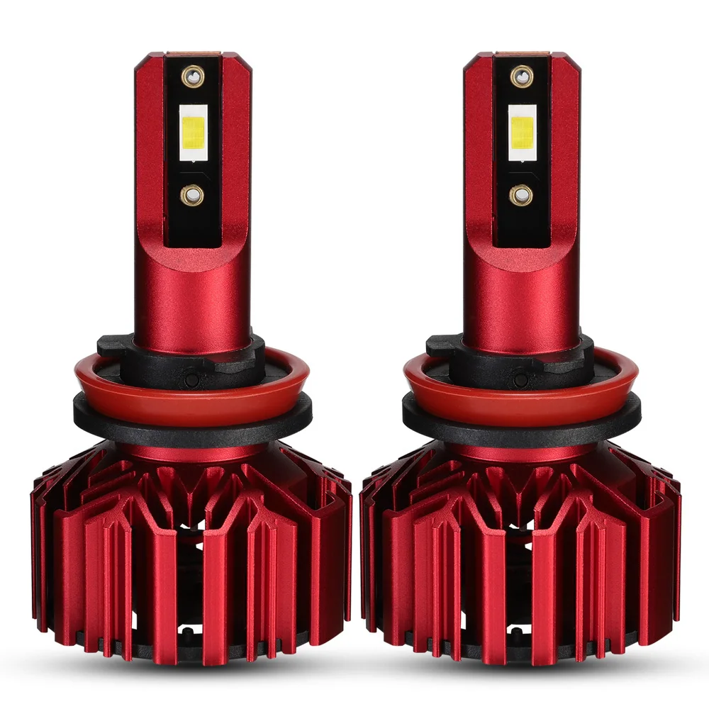 2Pcs 60W 10000LM Car Headlight A500 N11 H11 H7 H3 H1 Auto Bulb