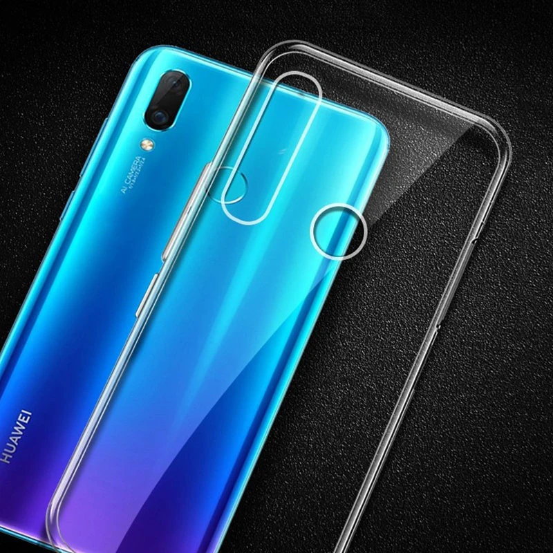 Per Huawei P Smart Z Caso di TPU Slim Fit Trasparente Silicone Trasparente Molle Della Copertura Posteriore per HUAWEI Y9 Prime 2019 cassa del telefono