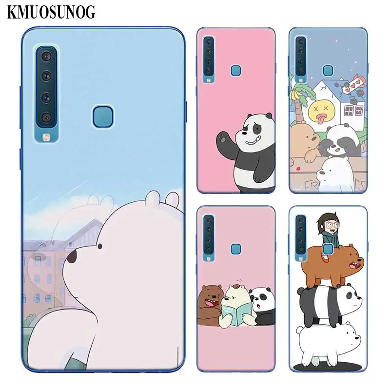 

Transparent Soft Silicone Phone Case We Bare Bears for Samsung Galaxy A9 A8 Star A7 A6 A5 A3 Plus 2018 2017 2016