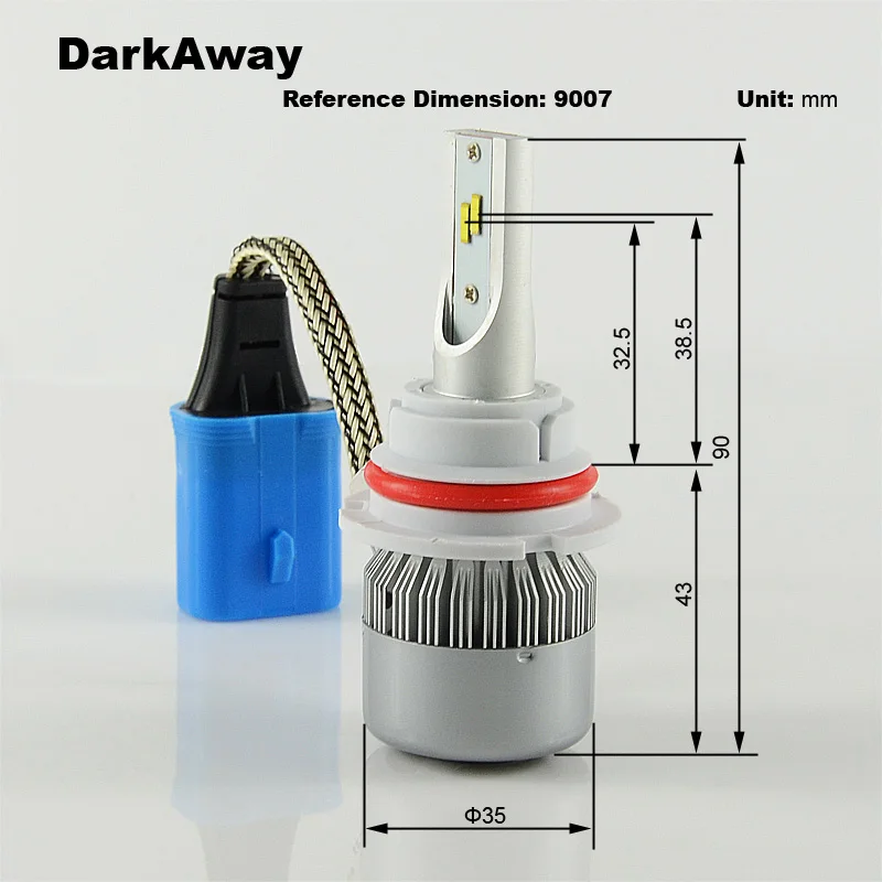 LED Car Headlight LH-C6F-9007- 8