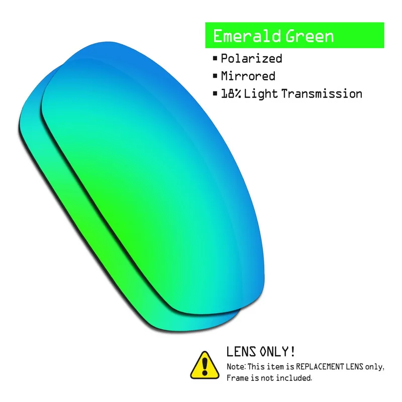 SmartVLT поляризованные Сменные линзы для солнцезащитных очков oxley Straight Jacket 2007-несколько вариантов - Цвет линз: Green-ShieldCoat