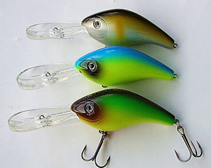 8cm 28g Crank Lure Floating Type Fishing Lure Deep Diver Hard Plastic