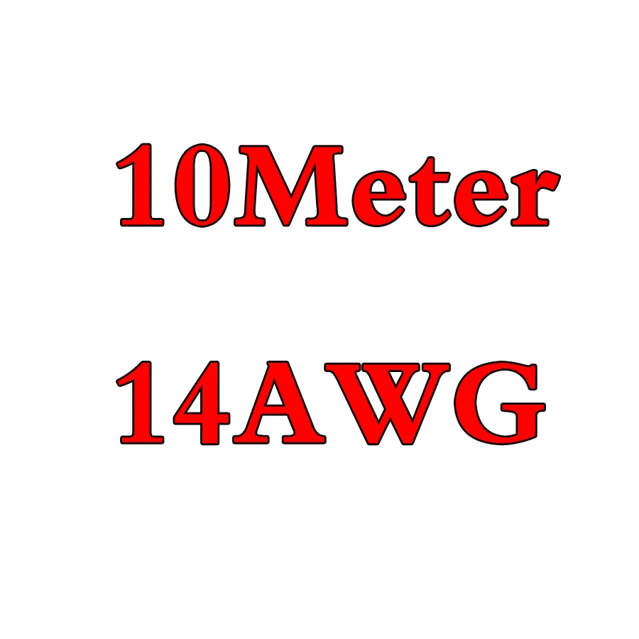 Eclyxun 4 6 7 8 10, 11, 12, 13, 14, 15, 16, 17, 18, 20, 22, 24, 26 28 30 AWG силиконовый провод ультра гибкий Тесты линия кабель высокого Температура - Цвет: 10Meter 14AWG