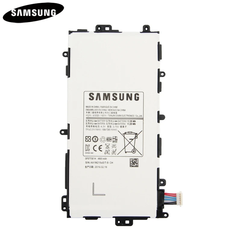 Аккумулятор для планшета SP3770E1H для samsung N5100 N5120 Galaxy Note 8,0 N5110 оригинальные Сменные Аккумуляторы 4600mAh