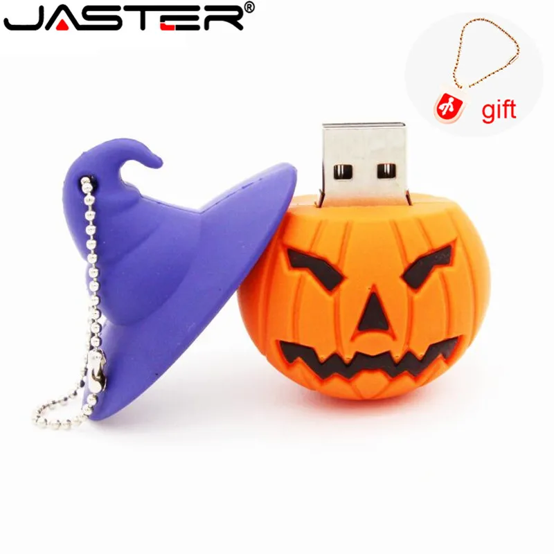 JASTER мультяшный флеш-накопитель 8 ГБ 16 ГБ 32 ГБ тыквенная головка Usb флеш-накопитель Флешка карта памяти U диск USB creativo