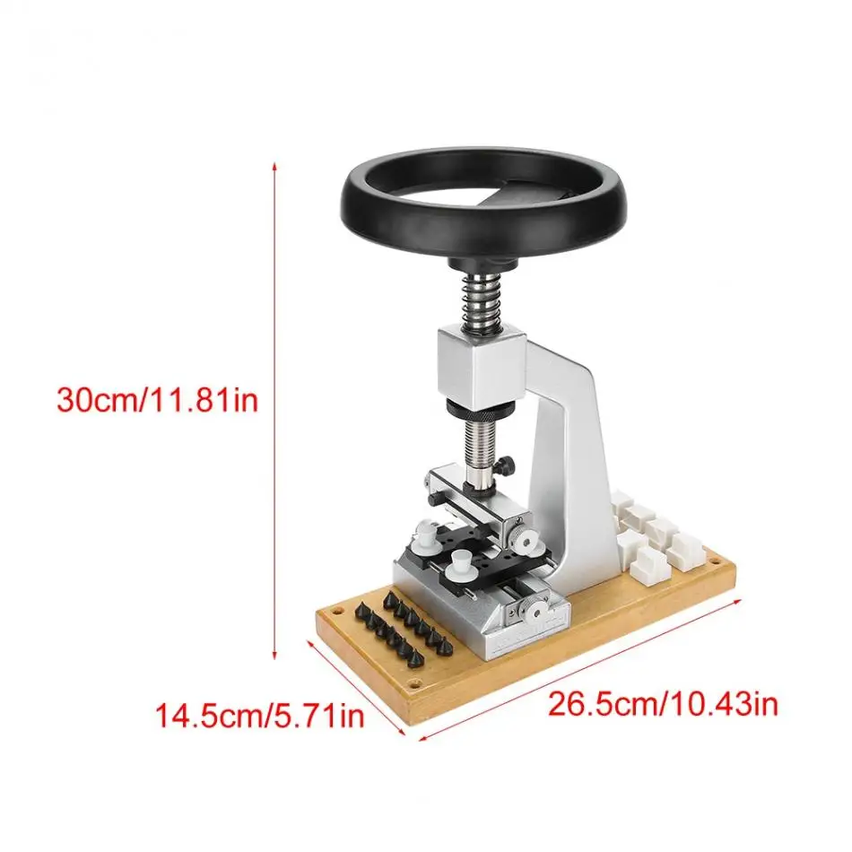 Профессиональный 5700# Настольный чехол для часов, открывалка с металлическим основанием, часовщик, набор инструментов для ремонта часов, набор для часов с винтовым открывалкой для часов