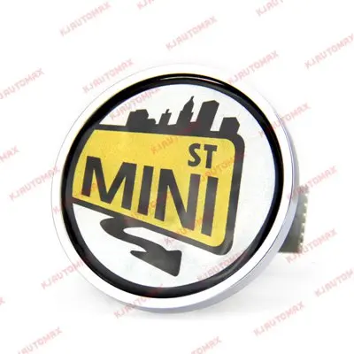 Mini Cooper, металлическая передняя решетка, эмблема, значок, Набор наклеек, аксессуары, земляк, Clubman, все версии - Название цвета: Фиолетовый