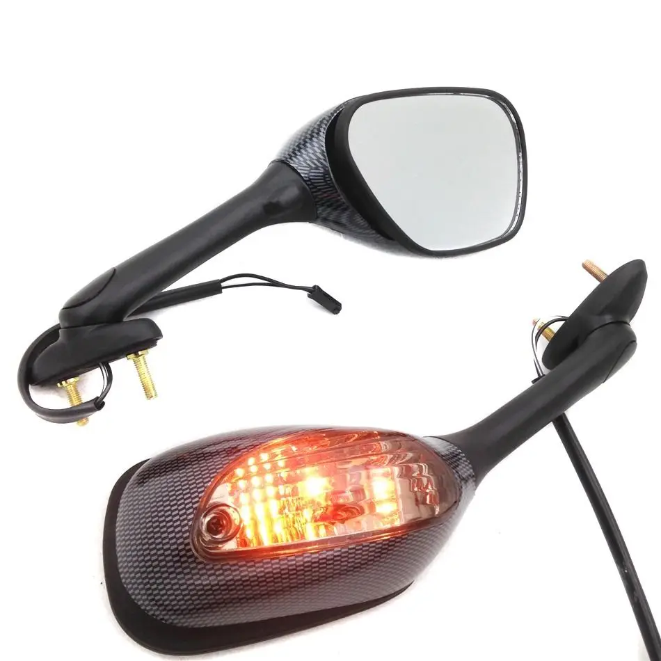 

Mirror Set with Integrated Turn Signals for Suzuki GSXR 600 06-10 for GSXR 750 06-10 for GSXR 1000 05-08 motorcycles accessorie