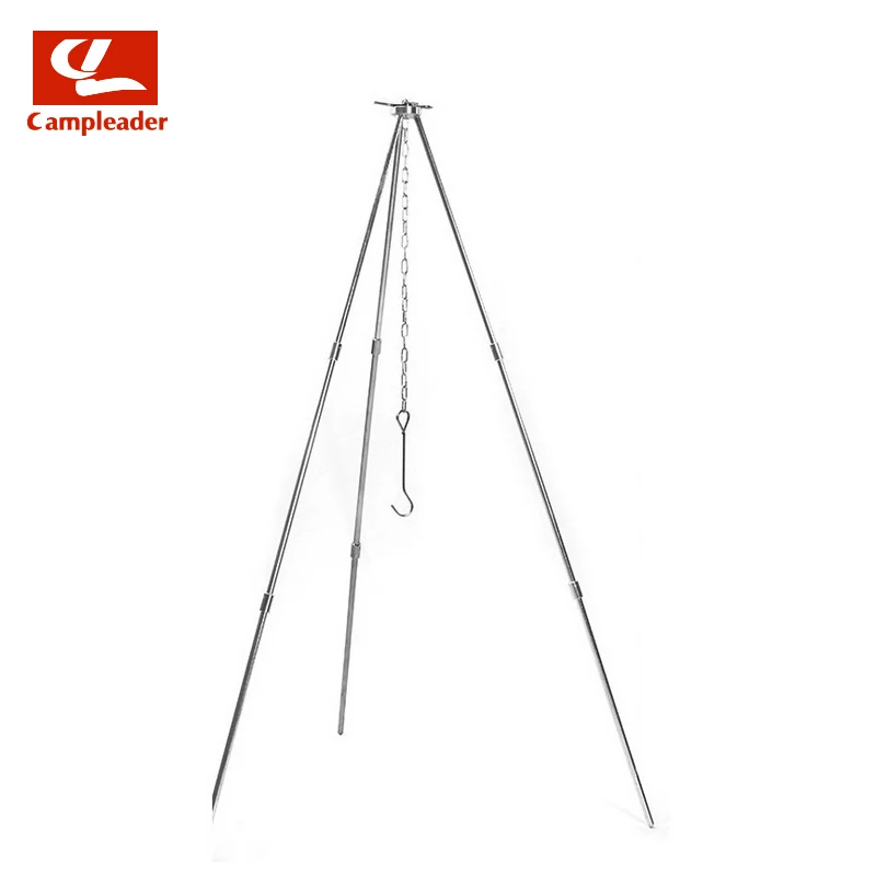 Campleader libre desmontaje telescópica diseño barbacoa al aire libre Camping trípode estabilizador de utensilios de cocina Camping Picnic herramientas CL013 Campleader libre desmontaje telescópica diseño barbacoa al aire libre Camping trípode estabilizador de utensilios de cocina Camping Picnic herramientas CL013