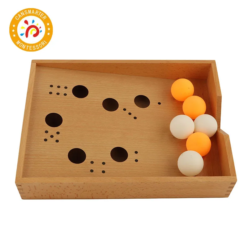  Baby Toy Montessori Wooden Blow Box Table Tennis Children House Toddlers Early Educational Preschoo