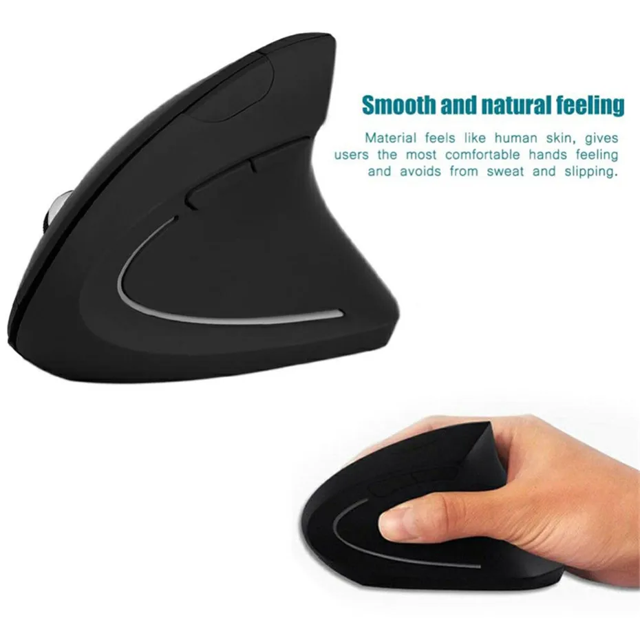 Basix Wireless Gaming Mouse Ergonomic Vertical Mouse 8