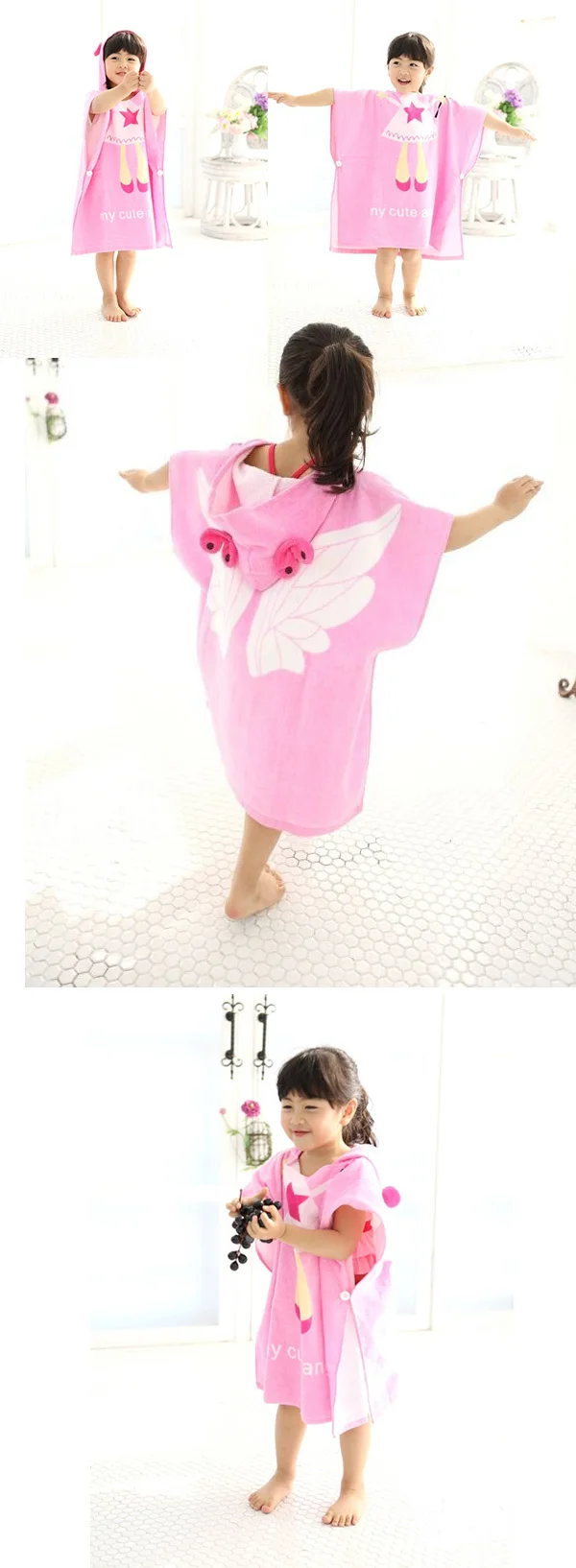 Zootime 100 Coton Bebe Robe De Plage Enfant Peignoir De Bain Serviettes De Plage Bebe Cape Cape De Bain Bebe Serviette De Bain Enfant Peignoirs Aliexpress